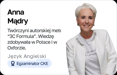 Anna Mądry - Angielski
