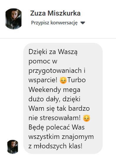 Opinia ucznia o Turbo Korkach