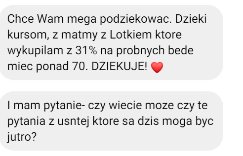 Opinia ucznia