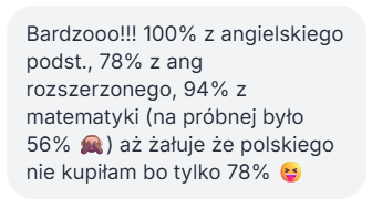 Opinia ucznia na temat przygotowania do matury z Maturalnymi