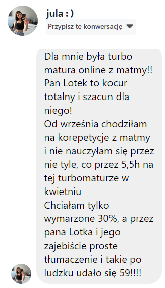 Opinia ucznia