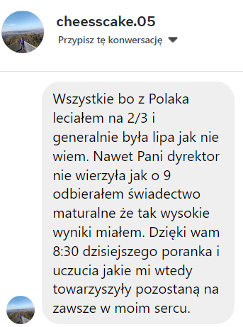 Opinia ucznia