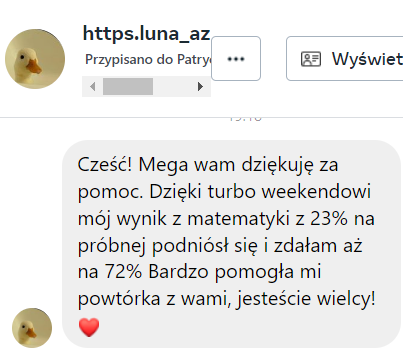 Opinia ucznia
