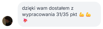 Opinia ucznia Turbo Korki do matury