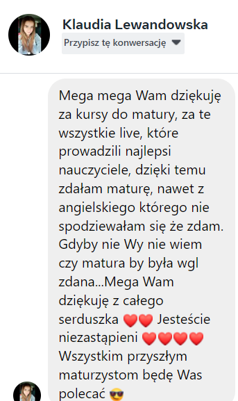 Opinia ucznia