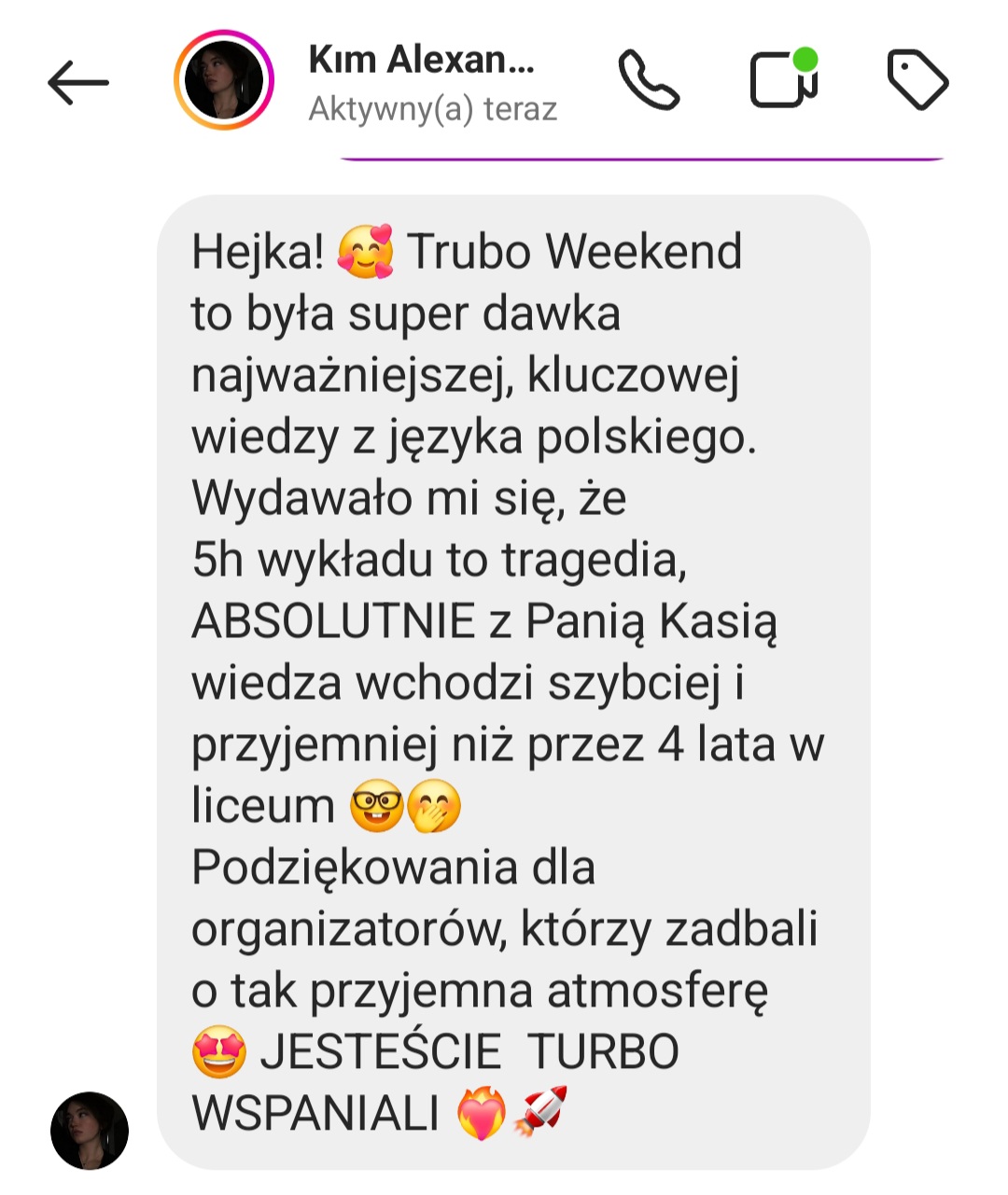 Opinia ucznia