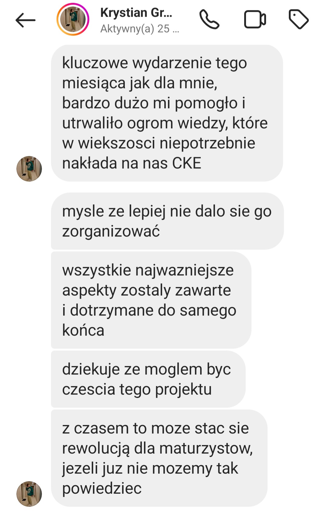 Opinia ucznia
