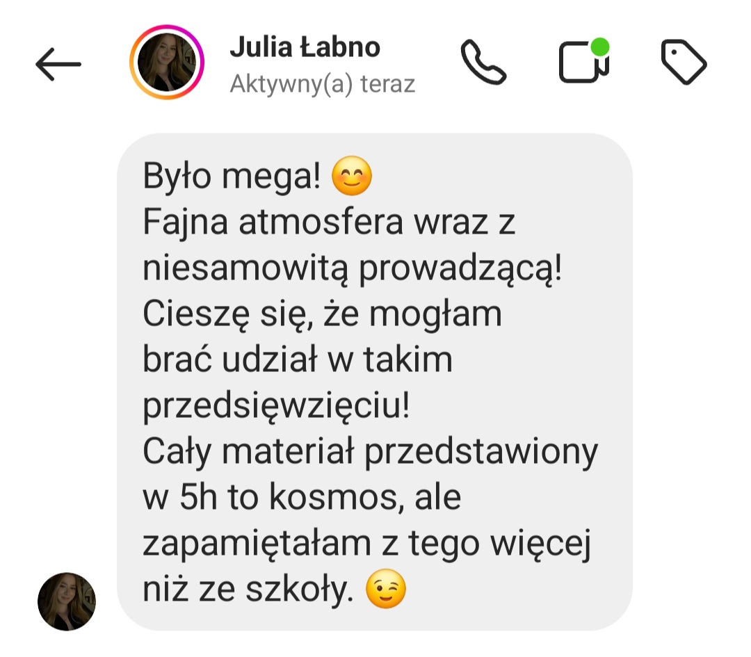 Opinia ucznia