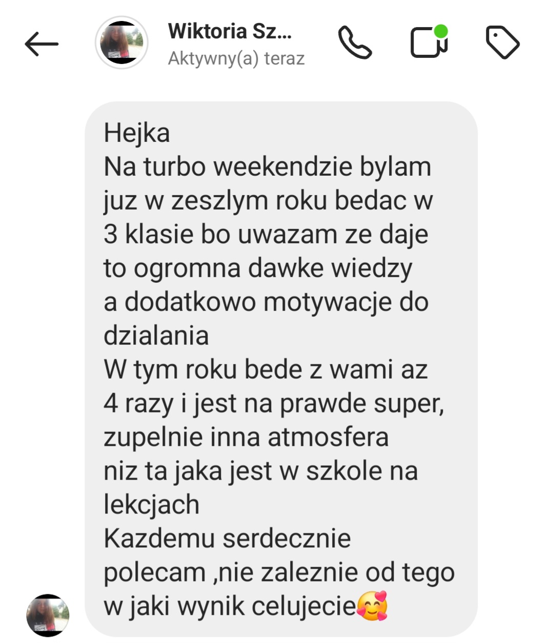 Opinia ucznia