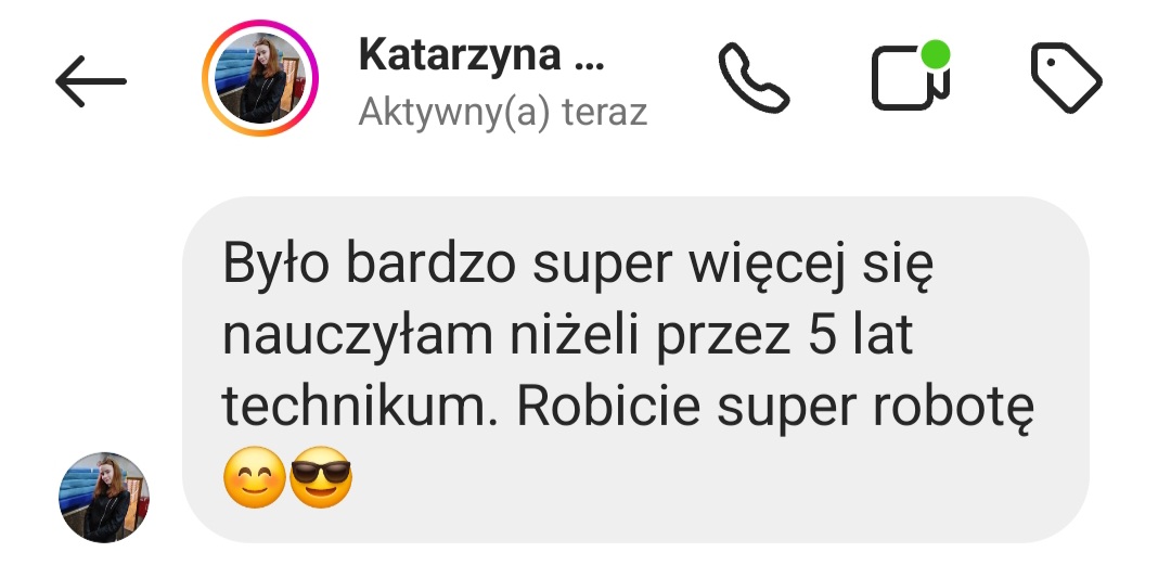 Opinia ucznia