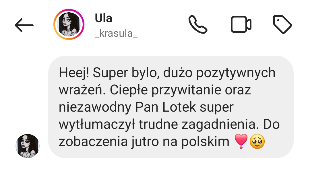 Opinia ucznia