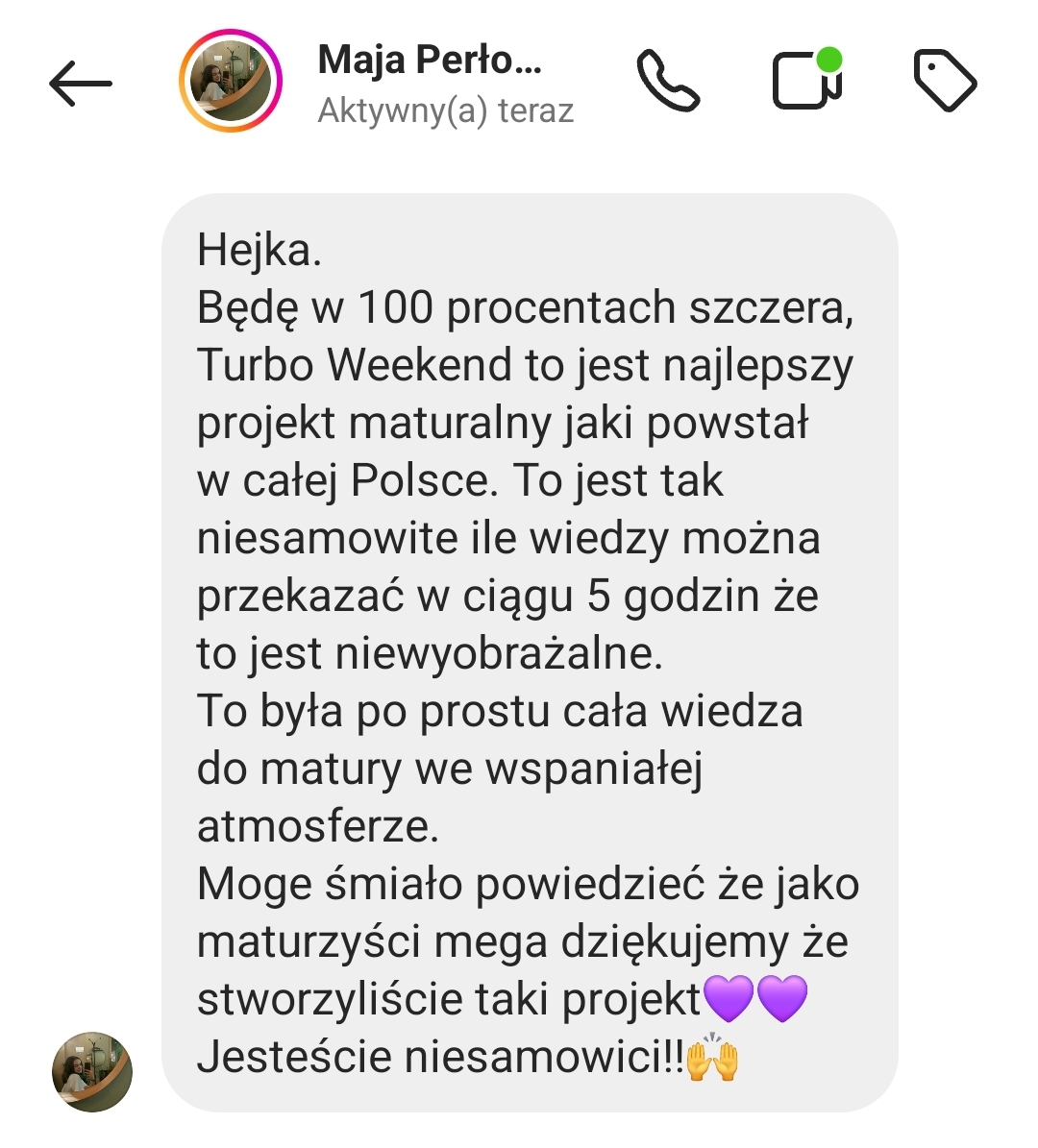 Opinia ucznia