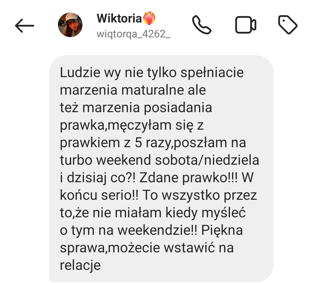 Opinia ucznia