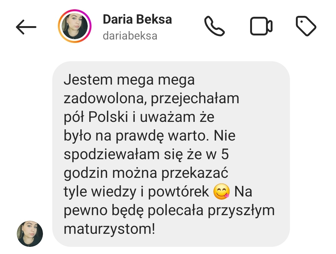 Opinia ucznia