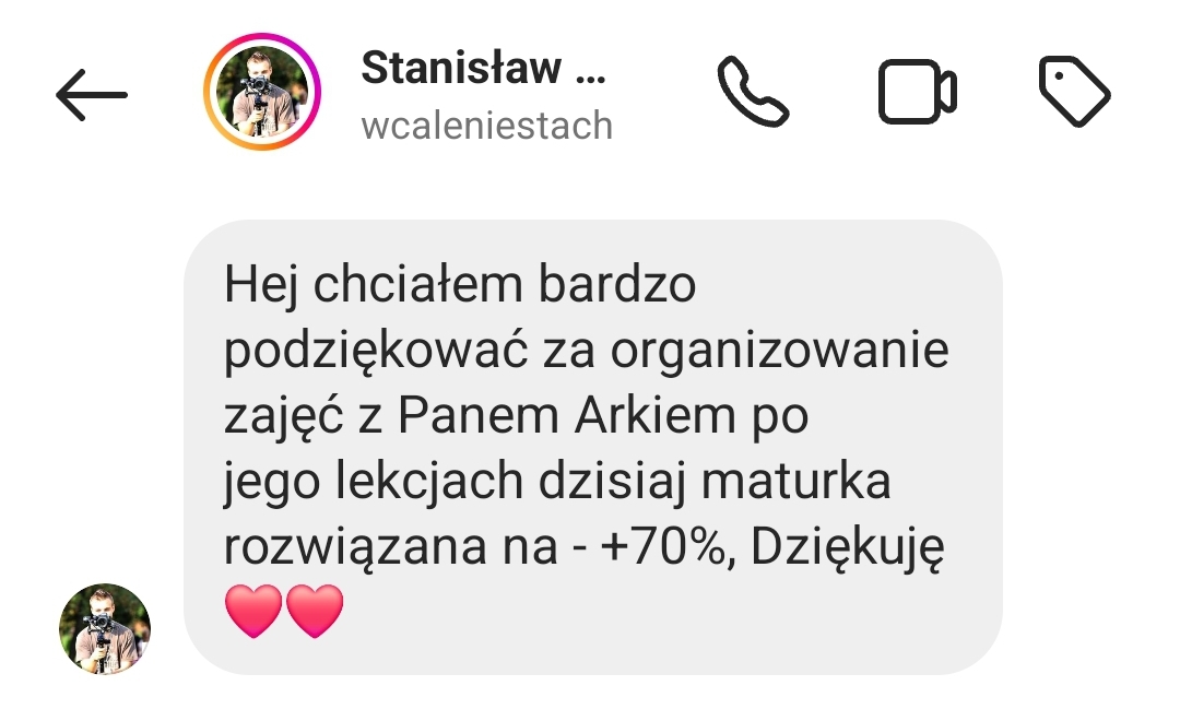 Opinia ucznia