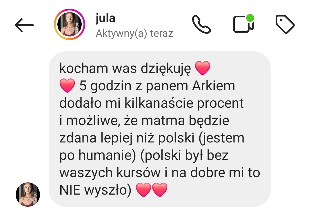 Opinia ucznia