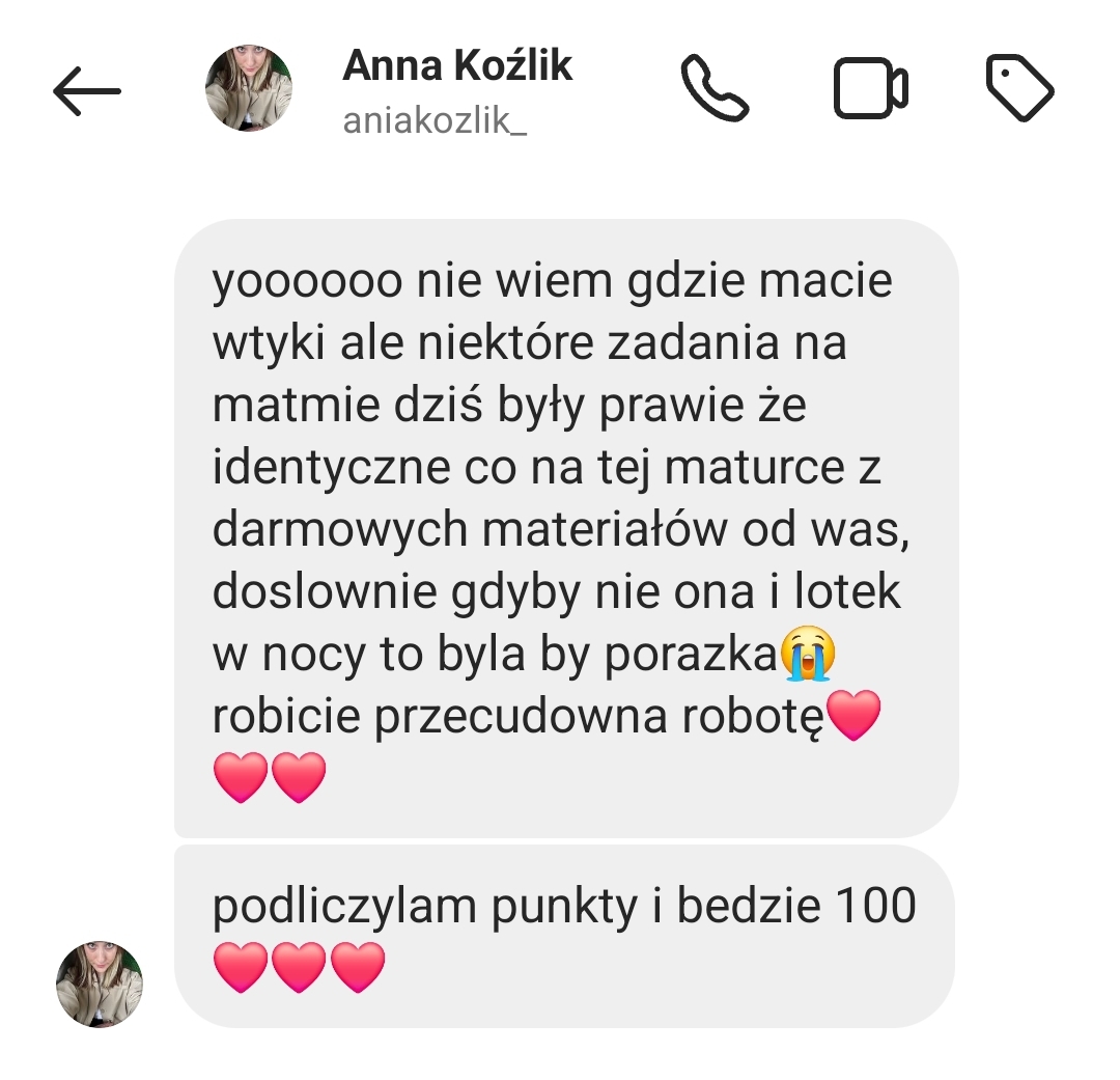 Opinia ucznia