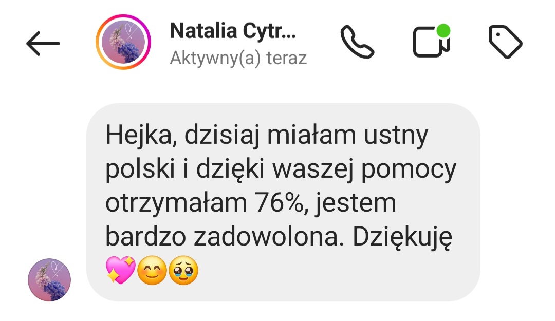 Opinia ucznia