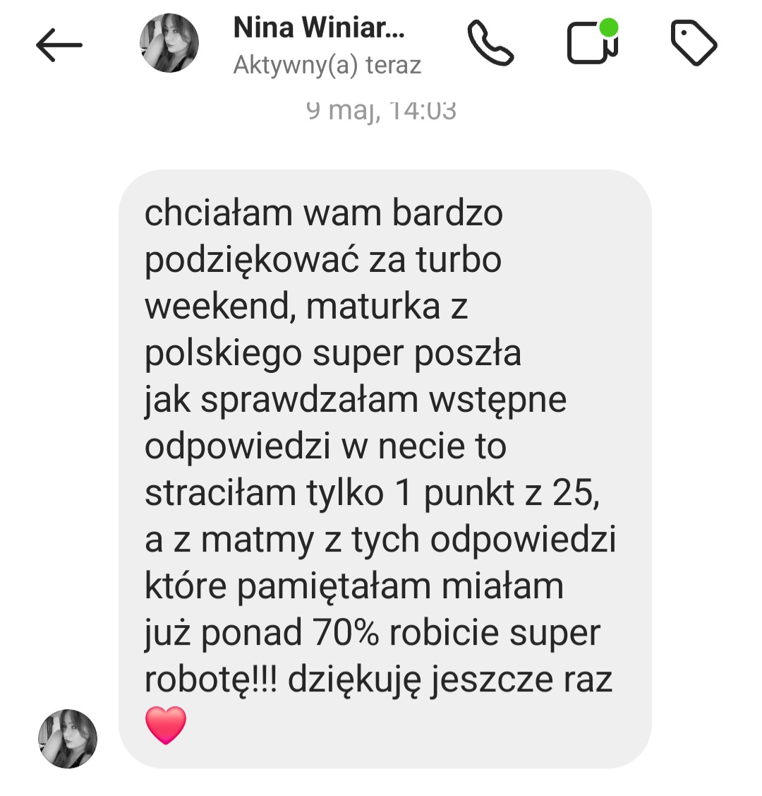 Opinia ucznia